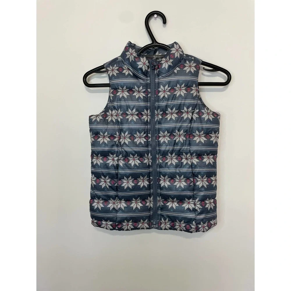📩🎀🛍️2 for $10📩🎀🛍️OLD NAVY Girls Vest Frost Free Size S(6-7)